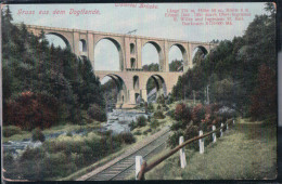 Pöhl - Jocketa - Elstertalbrücke - Vogtland - 1906 - Poehl