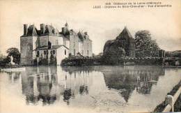 CPA - LEGE (44) - Château Du Bois-Chevalier Vue Côté Plan D'eau - Legé