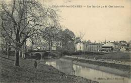 Depts Div -ain -W823- Villars Les Dombes - Les Bords De La Chalaronne   -carte Bon Etat  - - Villars-les-Dombes