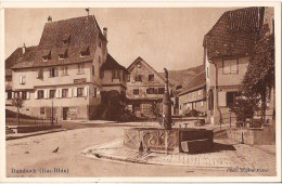 DAMBACH BAS RHIN PLACE  ET FONTAINE - Dambach-la-ville