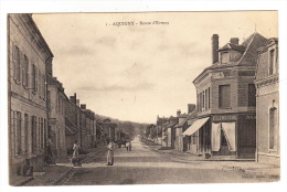 CPA (27)  AQUIGNY - Route D'Evreux - Acquigny