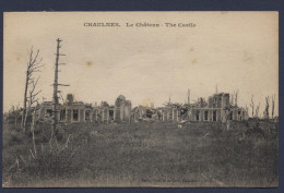 Chaulnes Le Chateau En Ruines - Chaulnes