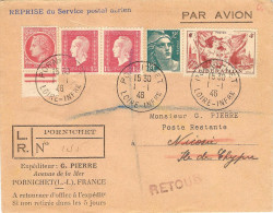 AIR FRANCE Reprise Service Postal Vers Chypre En JANVIER1946 - Primeros Vuelos