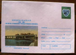 ROUMANIE Port, Ports.  Entier Postal Emis En 1996 Constanta - Other (Sea)