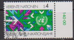 UNO Wien 1983 MiNr.29 O Gest. Weltkommunikationsjahr (254 ) - Gebraucht