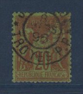 Troyes - PP Journaux - 1896 - Aube - 20c Type Sage - Sin Clasificación