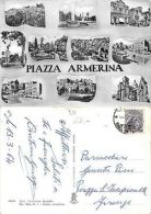 Piazza Armerina MULTIVEDUTE ANNO 1964 (R-L 123) - Enna
