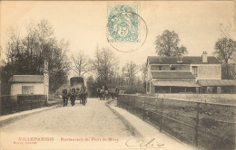 77- S.et Marne _ Villeparisis _ Restaurant Du Pont De Mitry( Voitures Chevaux (1908) - Villeparisis