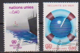 UNO Genf 1983 MiNr.112 - 113 O Gest.Sicherheit Auf See (  1528 ) - Used Stamps