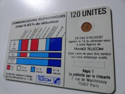 RARE : CORDONS BLANC TÉLÉCARTE 120U SC4OB NR 10601 - Variétés