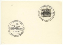 ALLEMAGNE GERMANY DEUTSCHLAND - BERLIN - 1951 - Kanu Canoe - Lettres & Documents