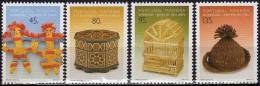 Kunst-Handwerk 1995 Auf Portugal Madeira 178/1 ** 5€ Tradition Volkskunst Vogel-Käfig Aus Bambus Truhe Mütze Brot-Figur - Unused Stamps