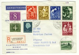 PAYS-BAS NETHERLANDS NIEDERLANDE - 1962 - Recommandé Registered Einschreibe - Lettres & Documents