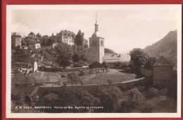 NE-02  Gruyères, öorte De Ste Agathe Et Remparts. Non Circulé - Gruyères