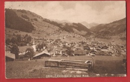 NF1-10  Zweisimmen, Bahnhof MOB, Brunnen. Gelaufen In 1919 - Zweisimmen