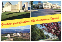 (868) Australia - ACT - Canberra With Old Parliament House, War Memorial. Mt Stromlo & Avenue At Springtime - Canberra (ACT)