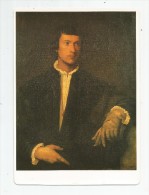 Image , 22 X 16, Peinture , TITIEN , L'Homme Au Gant  ,2 Scans , Fiche Descriptive, Frais Fr : 1.90€ - Otros & Sin Clasificación