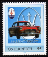 ÖSTERREICH 2009 ** MASERATI 3500 GT - PM Personalized Stamp MNH - Francobolli Personalizzati