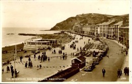 DYFED - ABERYSTWYTH -THE BANDSTND AND PROMEADE RP  Dyf116 - Cardiganshire