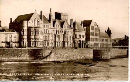 DYFED - ABERYSTWYTH - UNIVERSITY COLLEGE FROM PIER RP  Dyf117 - Cardiganshire