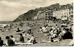 DYFED - ABERYSTWYTH  - THE BEACH - ANIMATED RP Dyf135 - Cardiganshire