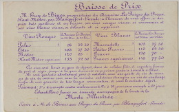 Blanquefort Pub Guy De Binos Proprietaire Vignoble Les Reiges Du Preux Medoc Palus - Blanquefort