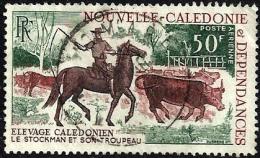 NEW CALEDONIA 50 FRANCS ELEVAGE LE STOCKMAN HORSE ANIMAL SET OF 1 UHD 1969(?) SG469 READ DESCRIPTION !! - Used Stamps