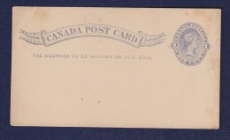 CP. CARTE POSTALE. ENTIER. EP...........CANADA - 1860-1899 Règne De Victoria