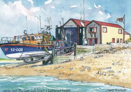Postcard - Wells-Next-The-Sea Lifeboat & Lifeboat Station, Norfolk. A - Other