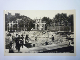 PEYREHORADE  (Landes)  :  La  PISCINE  Et Les Ruines Du Château D'ASPREMONT  -  Carte  SM   1952 - Peyrehorade