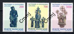 1987 - VATICANO - VATIKAN - Sass. 808/10 - Battesimo Della Lituania - MNH - Stamps Mint - Ungebraucht