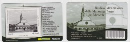 2010 - ITALIA -   TESSERA  FILATELICA   "BASILICA DELLA MADONNA DEI MIRACOLI MOTTA DI LIVENZA" - Tarjetas Filatélicas