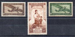 Indochine  PA N° 1 - 2 - 21 Neufs Sans Charniere - Poste Aérienne