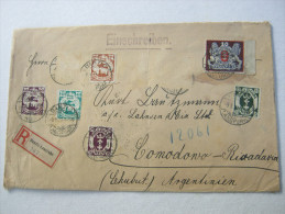 1922 , Einschreiben Aus Argentinien , Einige Marken Abgefallen - Briefe U. Dokumente