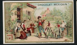 Chocolat Mexicain, Chocolat Masson,  Chromo Lith. J. Minot, Le Montreur De Singes - Sonstige & Ohne Zuordnung