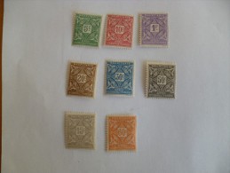 TP Colonies Françaises Neuf Charnière Mauritanie  Taxe TP  N°17 à 24  Valeur 7.5 € - Unused Stamps