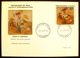MALI, PEINTURE, Impressionnisme, Van Gogh. PA 55. Fdc , Premier Jour. 24/06/1938 - Impresionismo