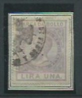 MARCA DA BOLLO - TASSA FISSA LIRE UNA - Revenue Stamps