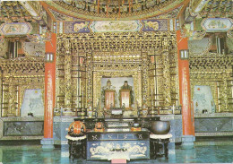 Cp Taïwan, Wenwu Temple Of Confucius, Temple De La Littérature Guerrère, Sun Moon Lake, Tables, Portraits - Taiwan