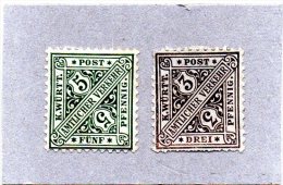 B - 1907 Wuerttmberg (nuovi Linguellati) - Mint