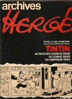 Archives Hergé N°1 Hergé (voir Scan Pour Les Titres) Editions Casterman De 1973 - Hergé