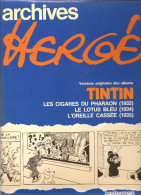 Archives Hergé N°3 Hergé (voir Scan Pour Les Titres) Editions Casterman De 1979 - Hergé