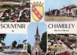 Chambley-Bussières.. Belle Multi-vues.. Animée.. L'Eglise.. Commerces.. Café - Chambley Bussieres