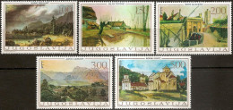 YUGOSLAVIA 1968 Yugoslav Paintings Landscape Set MNH - Nuovi