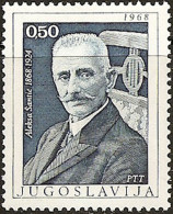 YUGOSLAVIA 1968 Birth Anniversary Of Aleksa Santic (poet) MNH - Ongebruikt