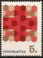 YUGOSLAVIA 1968 RED CROSS Surcharge MNH - Unused Stamps