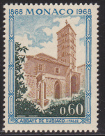 MONACO 1968 Subiaco Abbey (YT 748 ; Mi 894 ) MNH** - Abadías Y Monasterios