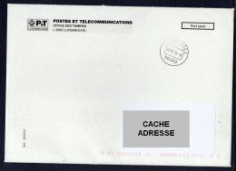 Luxembourg Enveloppe Carton Postes Et Télécommunications Office Des Timbres - Abarten & Kuriositäten