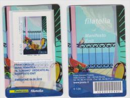 2010 - ITALIA -   TESSERA  FILATELICA   "TURISMO DEDICATO AL MANIFESTO ENIT" - Philatelic Cards