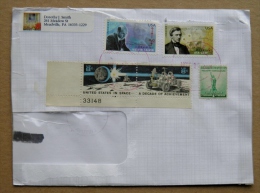 Cover Sent From USA To Lithuania On 2014 Space Chemist Calvin Botanist Gray Science - Brieven En Documenten